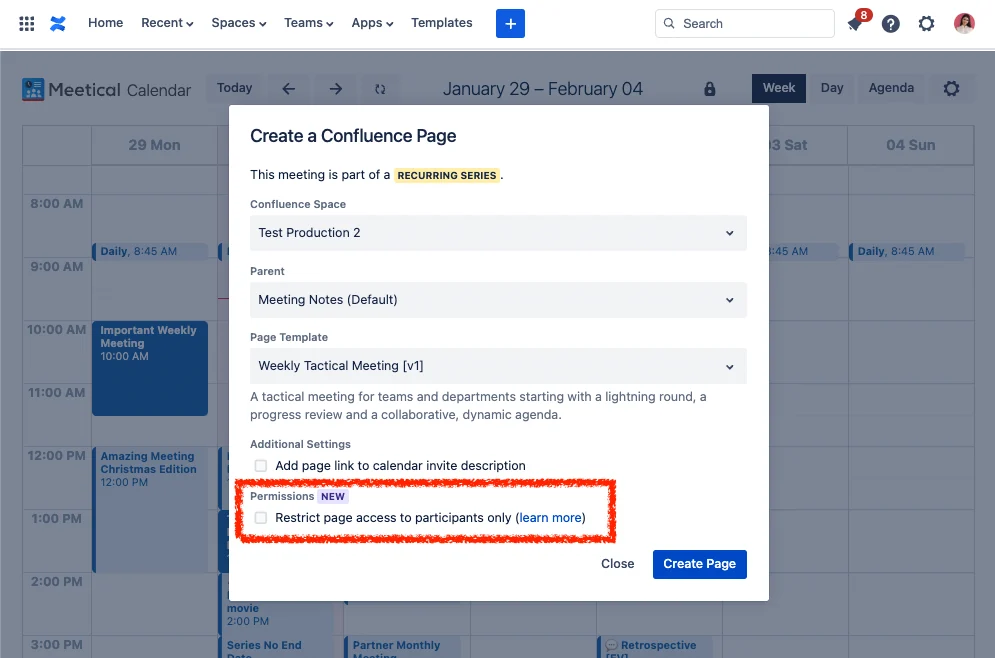 meetical-apply-page-restrictions-to-meeting-notes-screenshot-restrict-page-access-to-participants-only.webp
