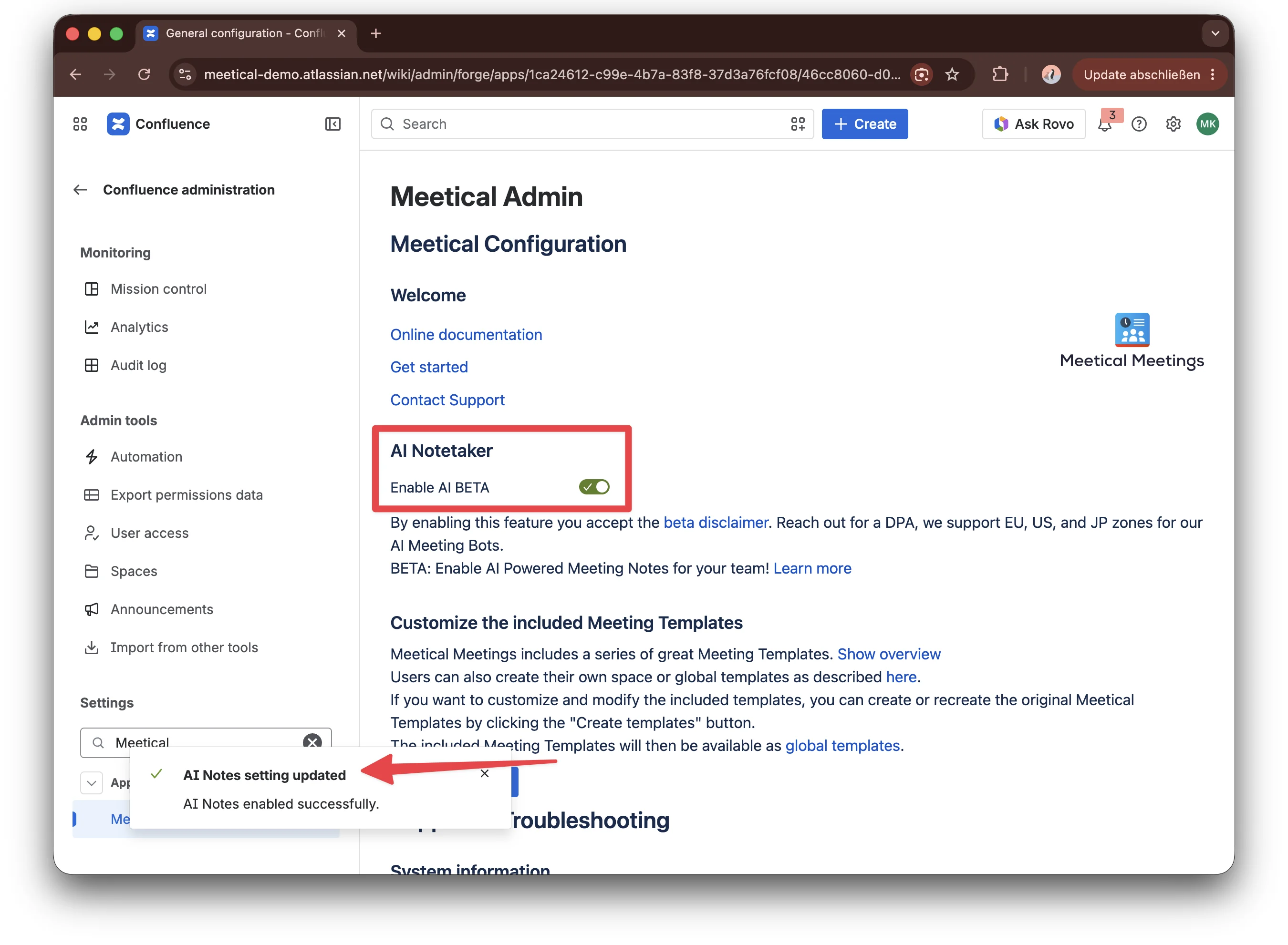 meetical-enable-meetical-ai-for-your-confluence-instance-meetical-admin-settings.webp