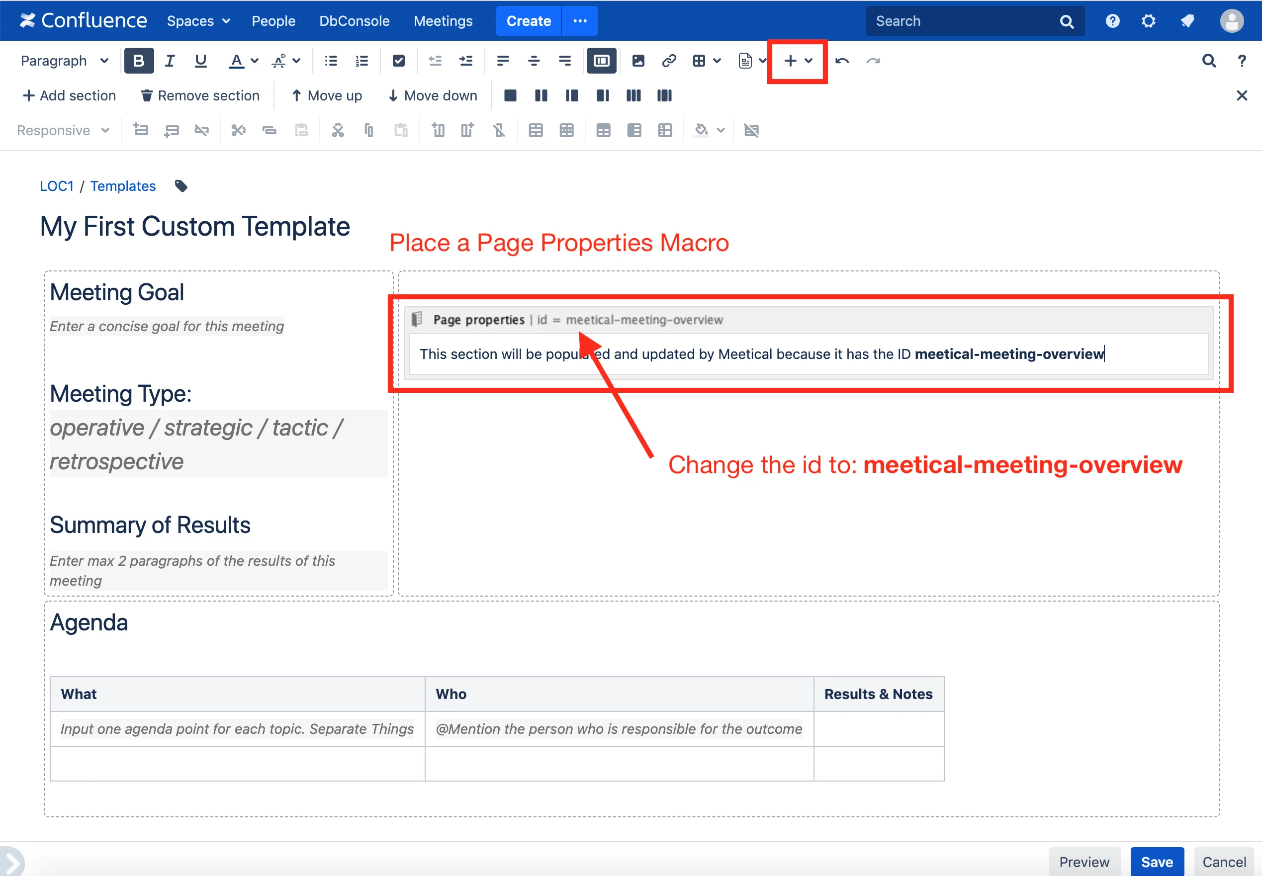 meetical-custom-meeting-templates-for-data-center-screenshot-3-b-place-a-meeting-overview-table-on-your-c-11.webp