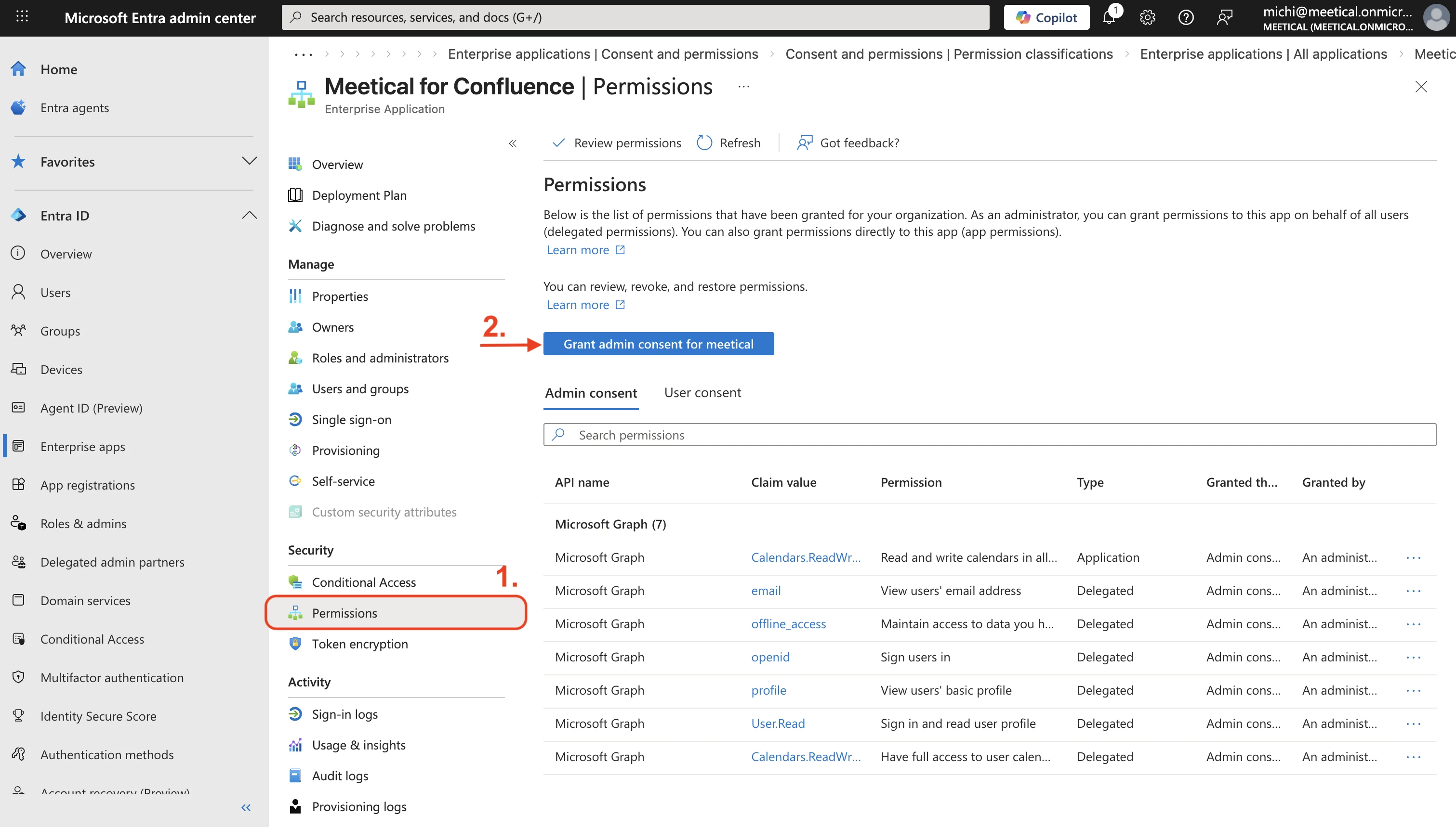 meetical-microsoft-entra-setup-for-meetical-screenshot-solution-b-remove-approval-prompt-8.webp