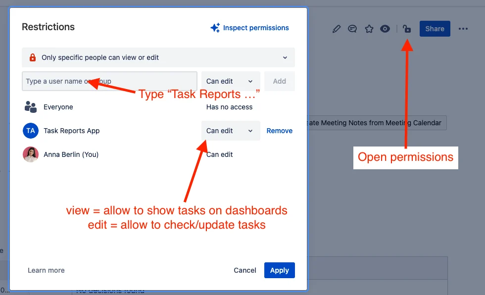 meetical-task-reports-screenshot-new-embedded-page-options.webp