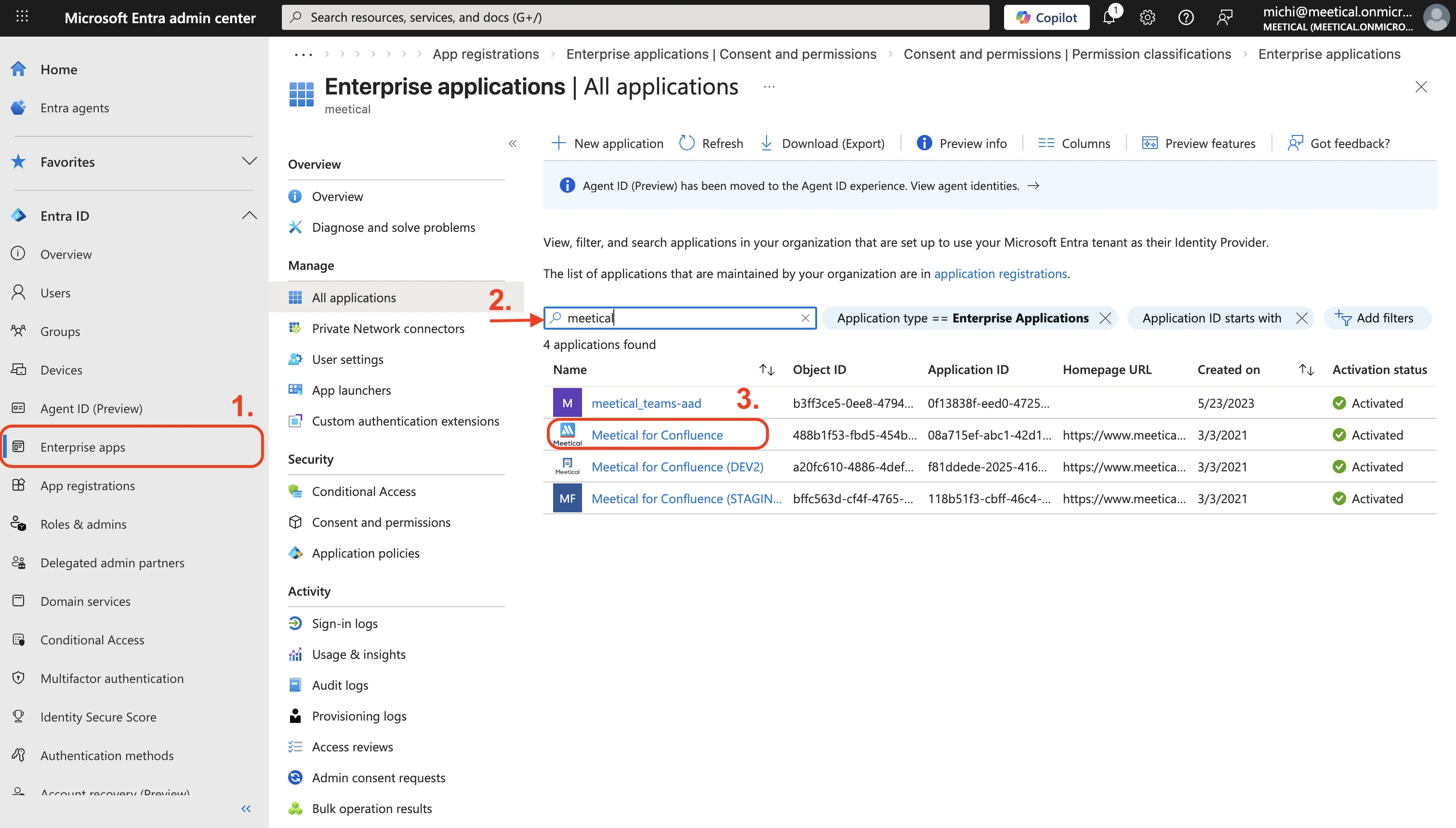 meetical-microsoft-entra-setup-for-meetical-screenshot-solution-b-remove-approval-prompt.webp