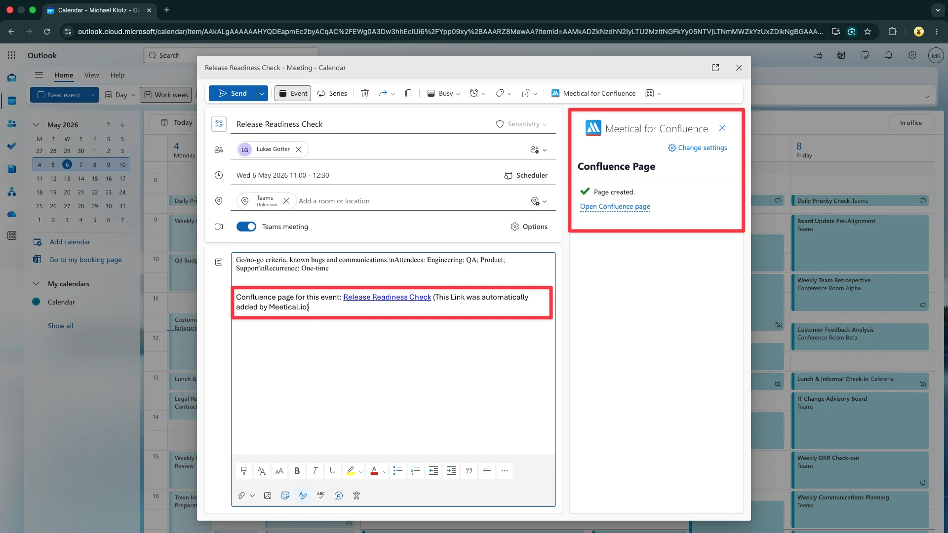 meetical-confluence-outlook-add-in-screenshot-click-on-create-page.webp