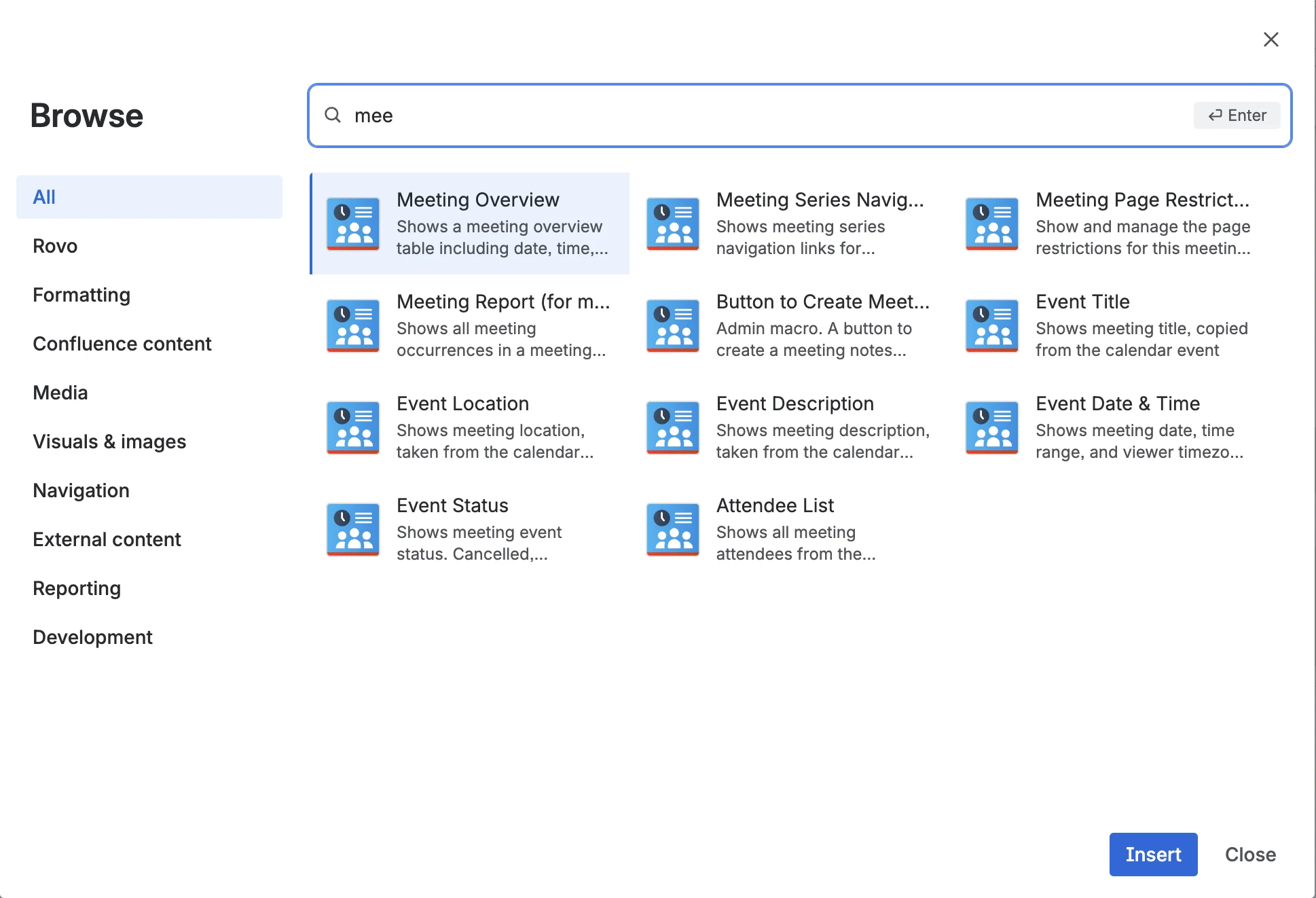 meetical-meetical-confluence-macros-overview-browse-all-available-macros-from-the-confluence-macro-menu.webp