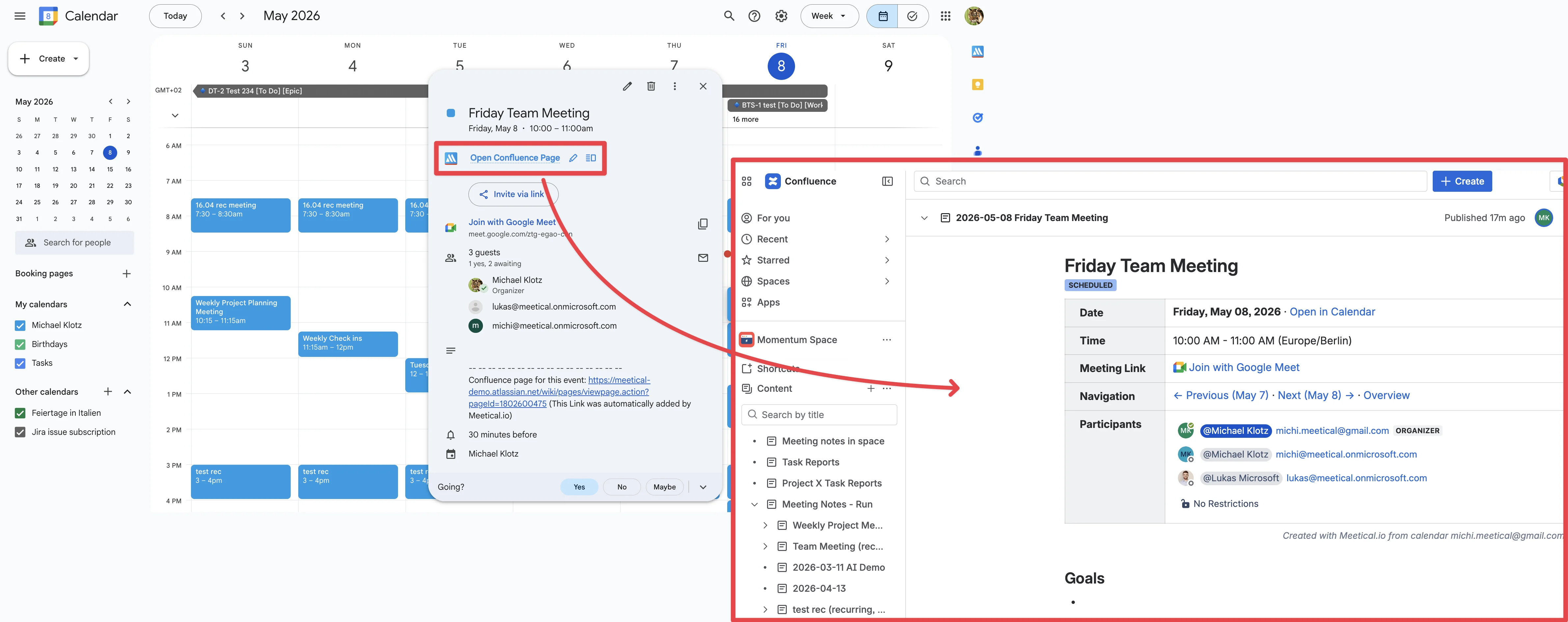 meetical-google-calendar-open-confluence-meeting-page.webp